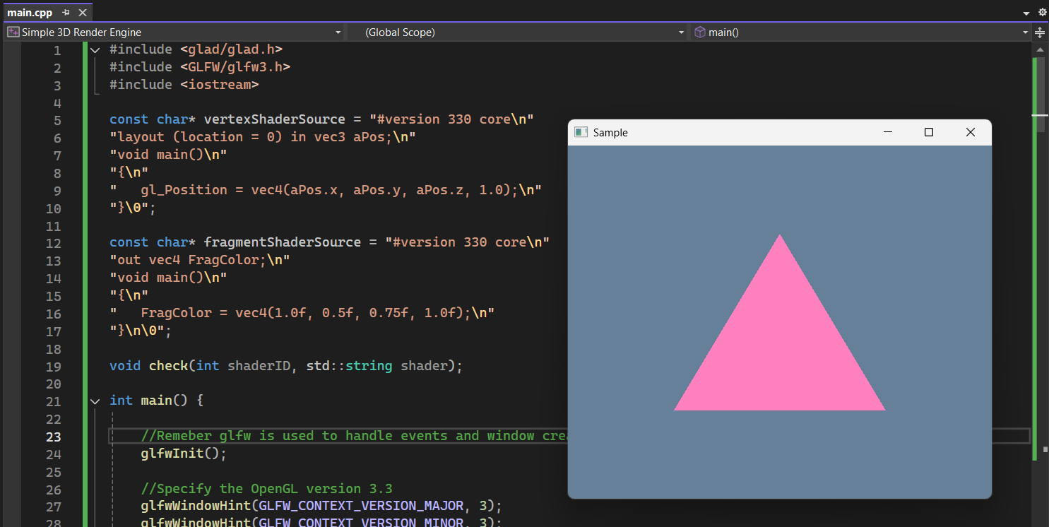OpenGL-Triangle